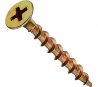 10(CRS) X 4 PH BUGLE D/W SCREW  ZN-YELLOW